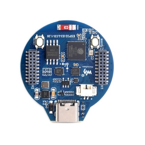Placa de desarrollo ESP32-S3, procesador de doble núcleo LX7 de 32 bits, integra el chip controlador de pantalla GC9A01, con LCD redondo IPS de 1,28 pulgadas