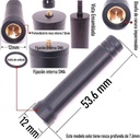Antena LoRa 915MHz, 3dBi. A prueba de agua. 53x12mm. SMA