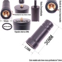 Antena LoRa 915MHz, 5dBi. A prueba de agua. 30x12mm. SMA