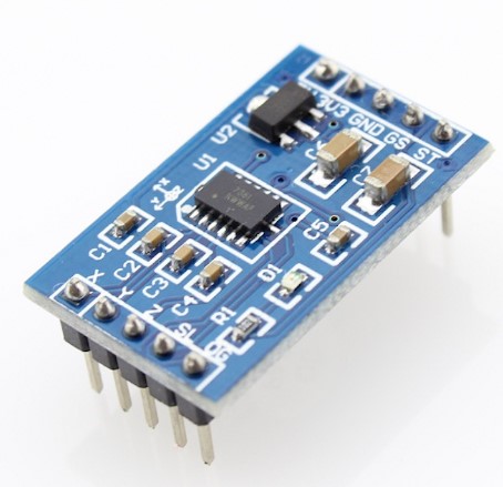 Tarjeta Acelerómetro MMA7361L. XYZ 1.5g, 6g