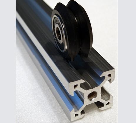 Perfil de aluminio OB2020 V slot. 1 metro