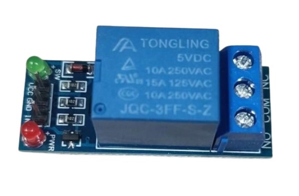 Tarjeta con 1 relevo 5V (Activación en bajo)