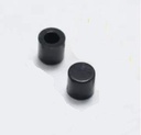 Tapa negra para suiche pulsador de 6mm