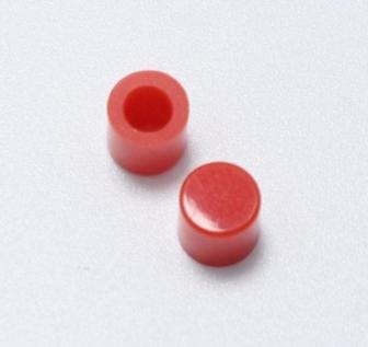 Tapa roja para suiche pulsador de 6mm