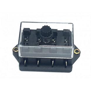 Caja para 4 fusibles vehiculares medianos