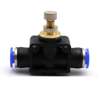 [LSA-6MM] Regulador de flujo neumatico con acople rápido de 6mm