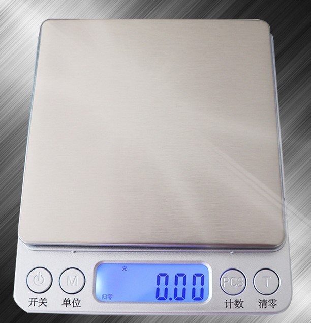 Gramera de bolsillo 3000g Resolución 0.1