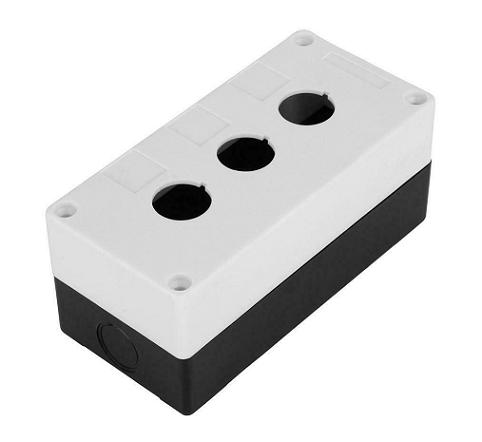 Caja para switch 3 agujeros Gris