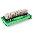 Tarjeta de salida para PLC con relé Omron de 12V 10 canales Activación en Bajo o Alto