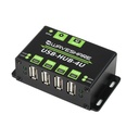 HUB USB de grado industrial, 4 puertos USB 2.0