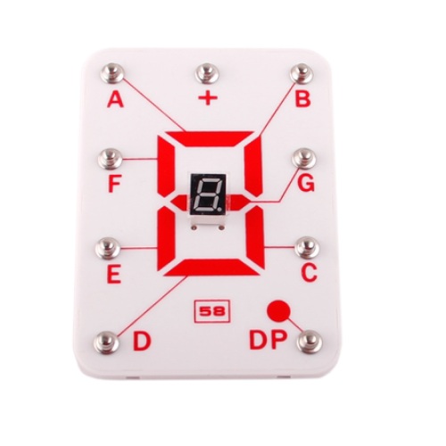 [DBOLO-58] Bloque de construcción electrónica. Display 8 segmentos