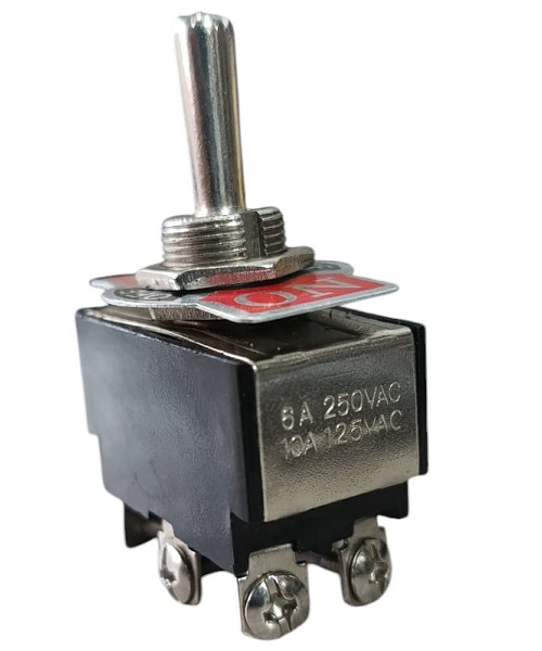 Suiche de codillo 6 pines 3 posiciones 10A