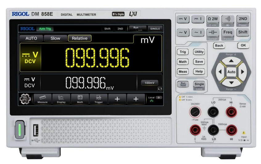 Multímetro de sobremesa compacto