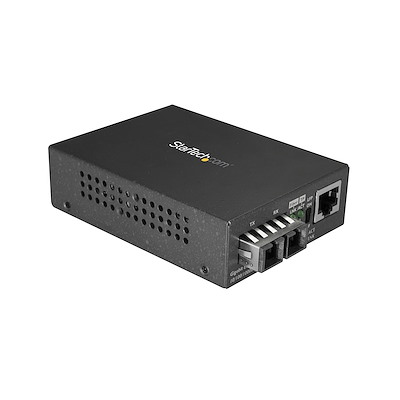 Conversor de Medios Gigabit Ethernet RJ45 a Fibra Óptica SC Multimodo 1000Base-SX - Convertidor de Fibra a Cobre - 550m