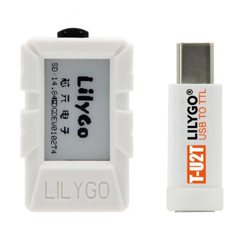 Kit LilyGO Mini E-Paper Core + LilyGo TTGO T-U2T