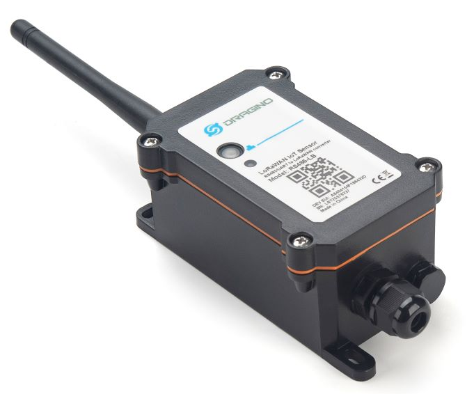 Convertidor impermeable RS485/UART a LoRaWAN