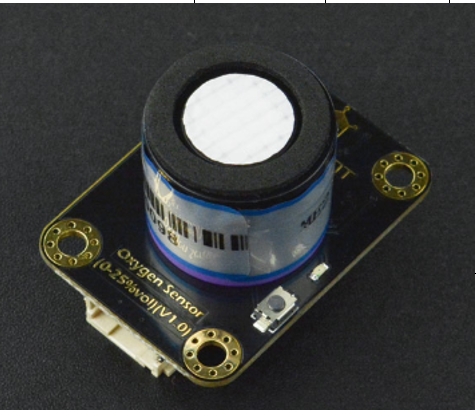 Gravity: Electrochemical Oxygen / O2 Sensor (0-25%Vol, I2C)