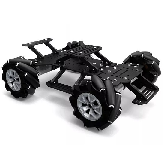 Chasis omniwheel con suspensión 4WD