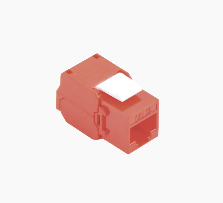 Plug RJ45 CAT6 Sin Herramienta (Tool-Less) Rojo