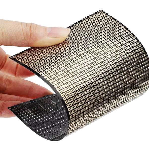 Placa PCB flexible de doble cara FR4.6x8cm