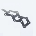 Conector de Niquel 10P para unir paquetes de baterías 18650. Forma W-10P