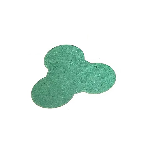 Aislante 3P para baterías 18650. Tringular sólido