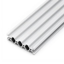 Perfil de aluminio 2080V para CNC. 2 metros