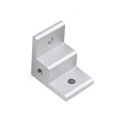 Conector de anclaje de rueda para perfil 4040. Gris