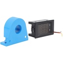 Medidor Voltímetro-Amperímetro DC. 100V, 10A