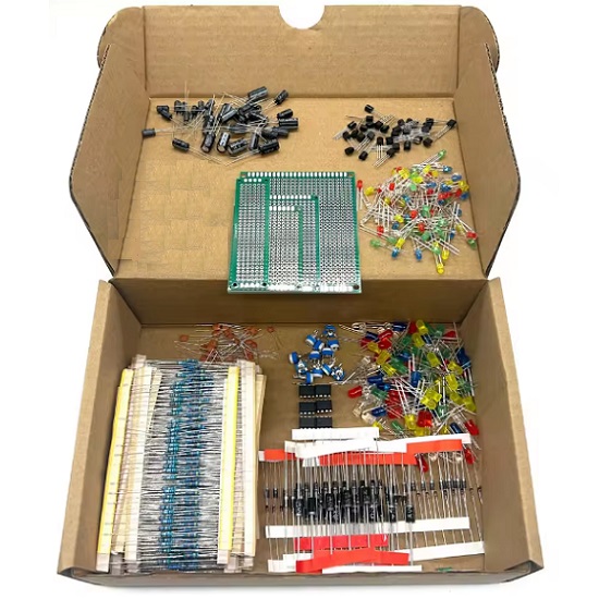 [KIT-COMP-1800] Kit de componentes electrónicos. 1800 unidades