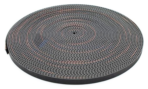 Correa distribución Abierta 6mm ancho, 1 metro