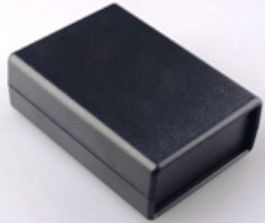 Caja plástica, instrumentación, 105x75x36mm