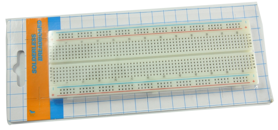 Protoboard blanco, 830 puntos de inserción