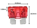 Fusible mediano vehicular 20A