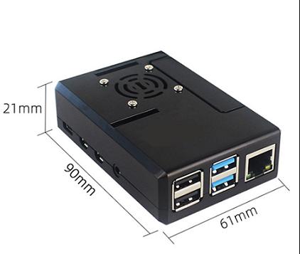 Caja plástica para Raspberry Pi 4 