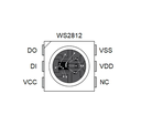 LED RGB SMD WS2812  6 pines