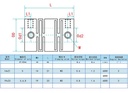 Acople flexible para motor 8x8mm