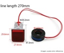 Voltímetro-Amperímetro 20-500VAC, 0-100A pantalla LED roja