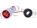 Amperímetro azul AC 100A para 22mm con transformador