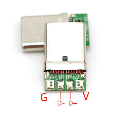 Conector USB OTG tipo C aéreo 