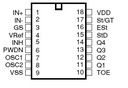 Receptor DTMF MT8870DE