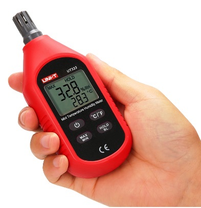 Mini medidor de temperatura y humedad UT333