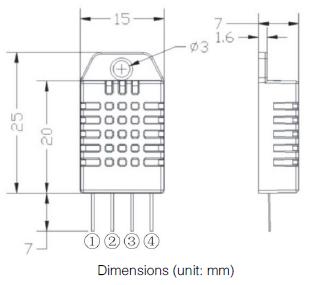 Sensor de temperatura y humedad AM2302/DHT22