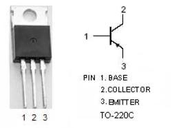 Transistor de potencia PNP 2SA771 80V 6A