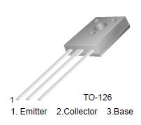 Transistor de potencia BD138 PNP 60V 1.5A