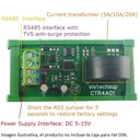 Módulo sensor de corriente AC Modbus. 20A