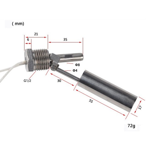 Sensor de nivel de líquido- Lateral