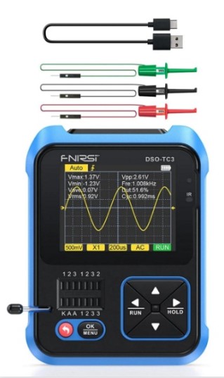Osciloscopio digital 3 en 1 DSO-TC3