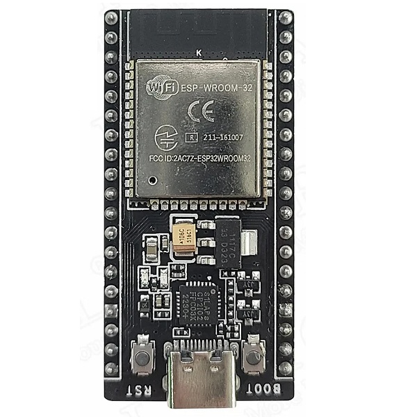 Tarjeta de desarrollo DevKit32 ESP32S. 38 pines. Conector USB tipo-C