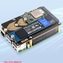 Adaptador PCIe a M.2 de 2 canales tipo B para Raspberry Pi 5, compatible con SSD M.2 con protocolo NVMe de tamaño 2280/2260/2242/2230
